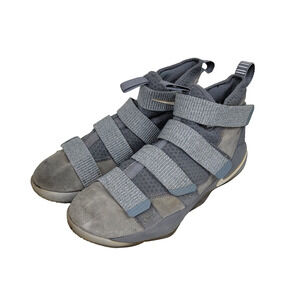 Nike Shoes Mens Sz 12 Gray LeBron 8 Athletic Sneakers Basketball Sports Trainers